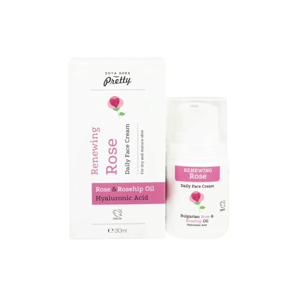 Zoya Goes Pretty Crema Viso Quotidiana Rinnovatrice Alla Rosa, 30 Ml