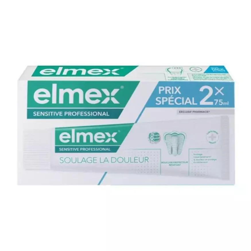 Elmex Sensitive Dentifricio Allevia il dolore 2x75ml