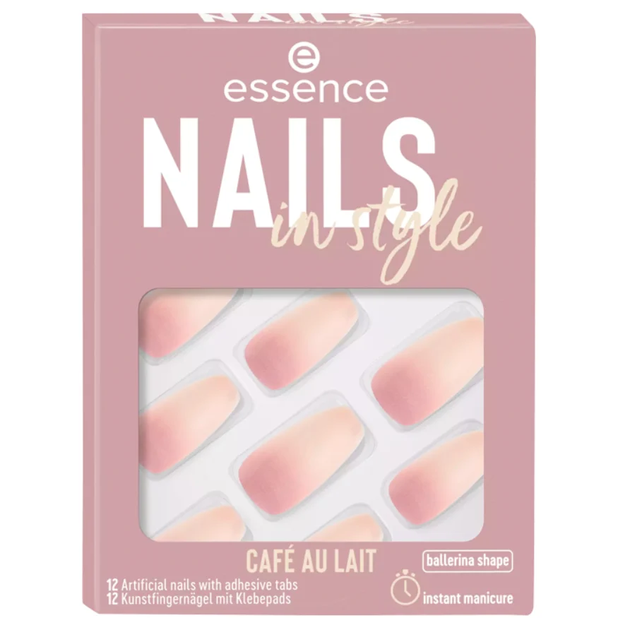 Essence Cosmetics Unghie In Style Unghie Artificiali 16-Café Au Lait 12 U