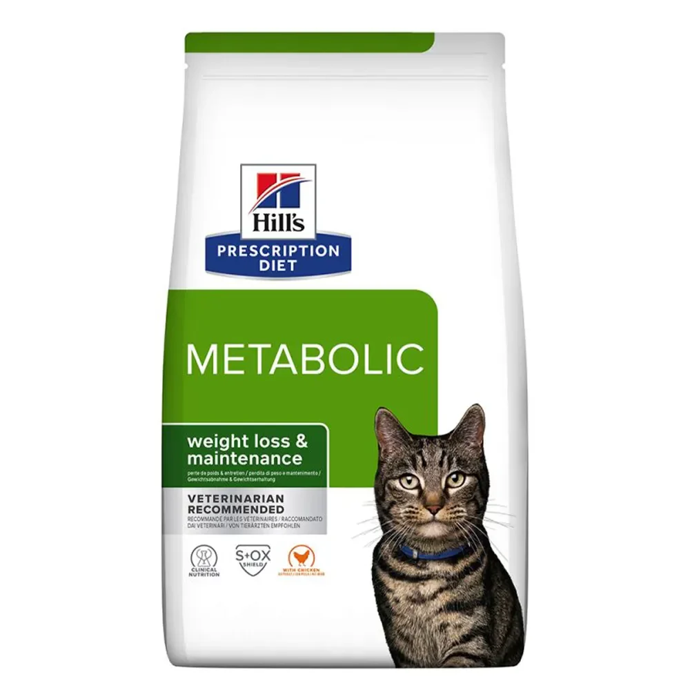 Hills Prescription Diet Cibo secco per gatti Metabolic Weight Management Pollo 3 kg