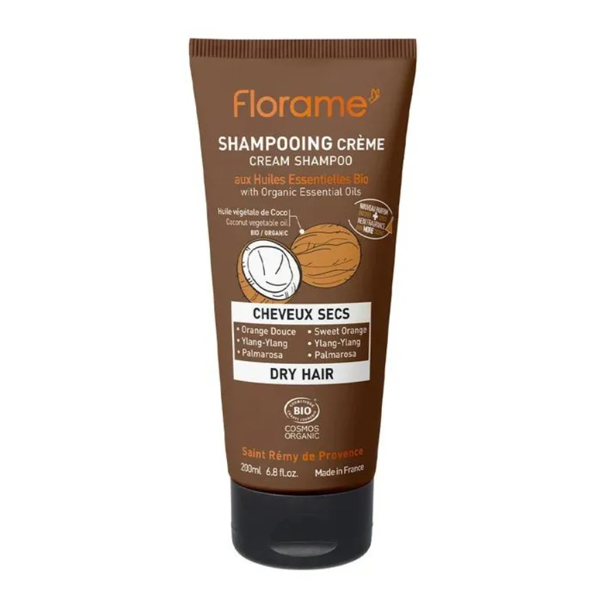 Florame Capelli Secchi Shampoo Crema Con Oli Essenziali Bio 200ml