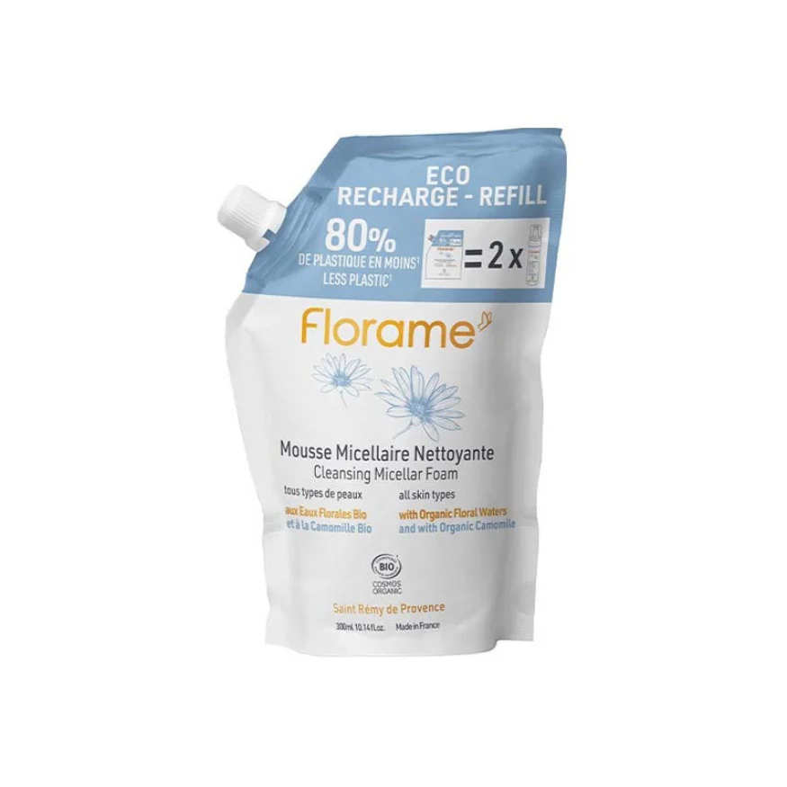 Florame Eco Ricarica Mousse Micellare Detergente Bio 300ml