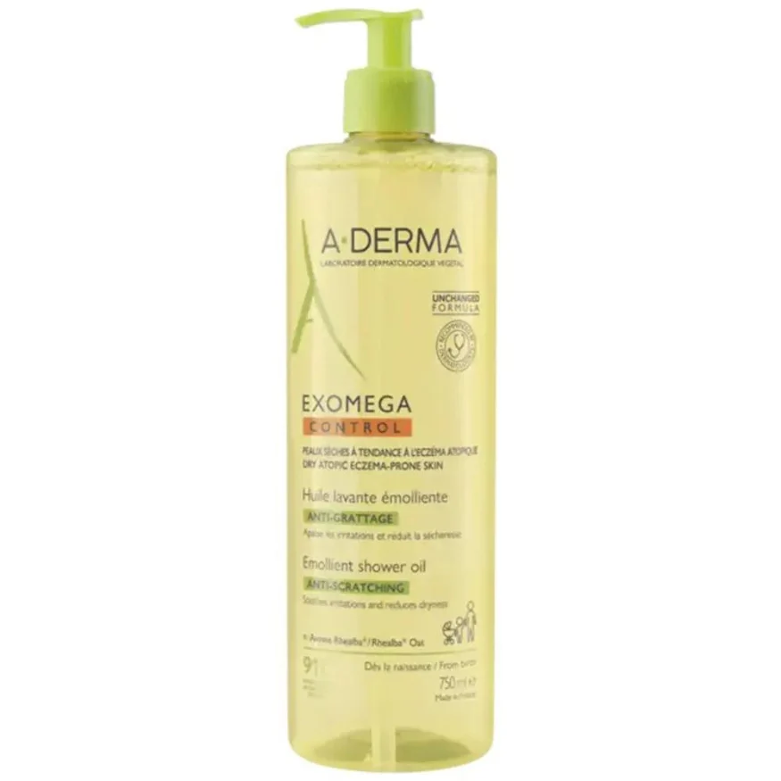 A-Derma Exomega Control Olio Lavante Emolliente Antigraffio 750ml
