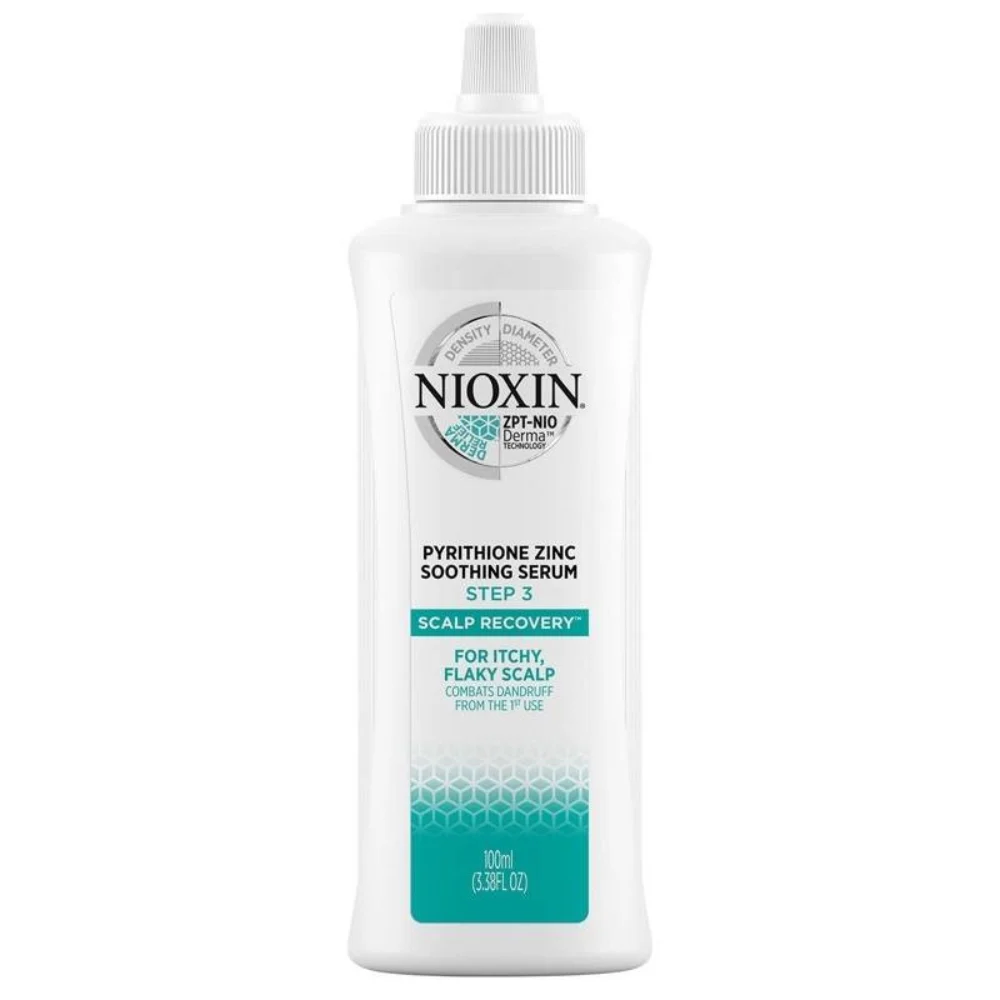 Nioxin Siero lenitivo al piritione di zinco per il recupero del cuoio capelluto - Siero per lenire il cuoio capelluto sensibile - 100 ml