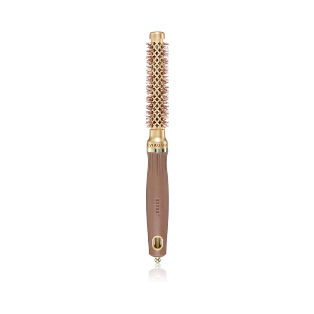 Olivia Garden Expert Blowout Shine Gold & Brown - spazzola per capelli 15 mm