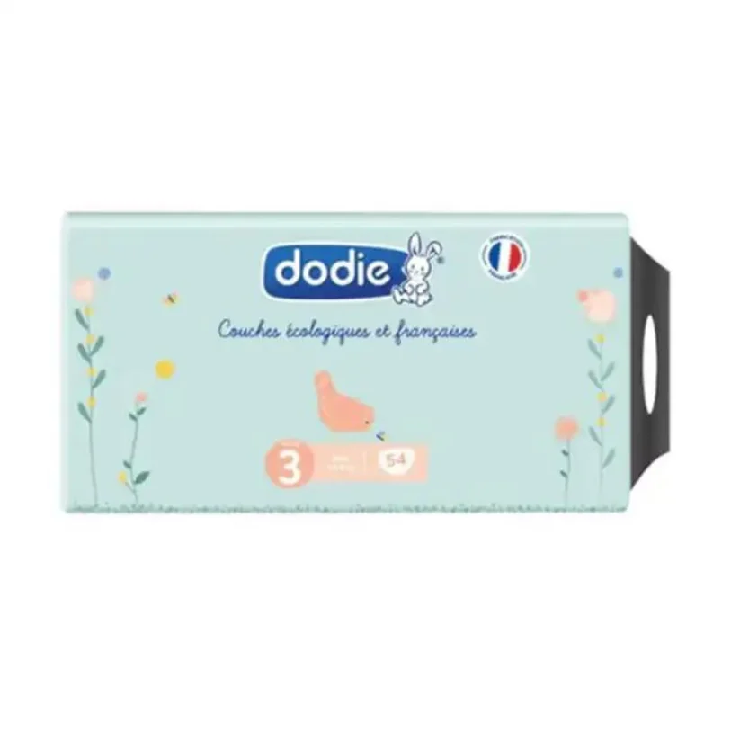 Dodie Pannolini Ecologici Francesi Taglia 3 54 pannolini (da 4 a 9 kg)