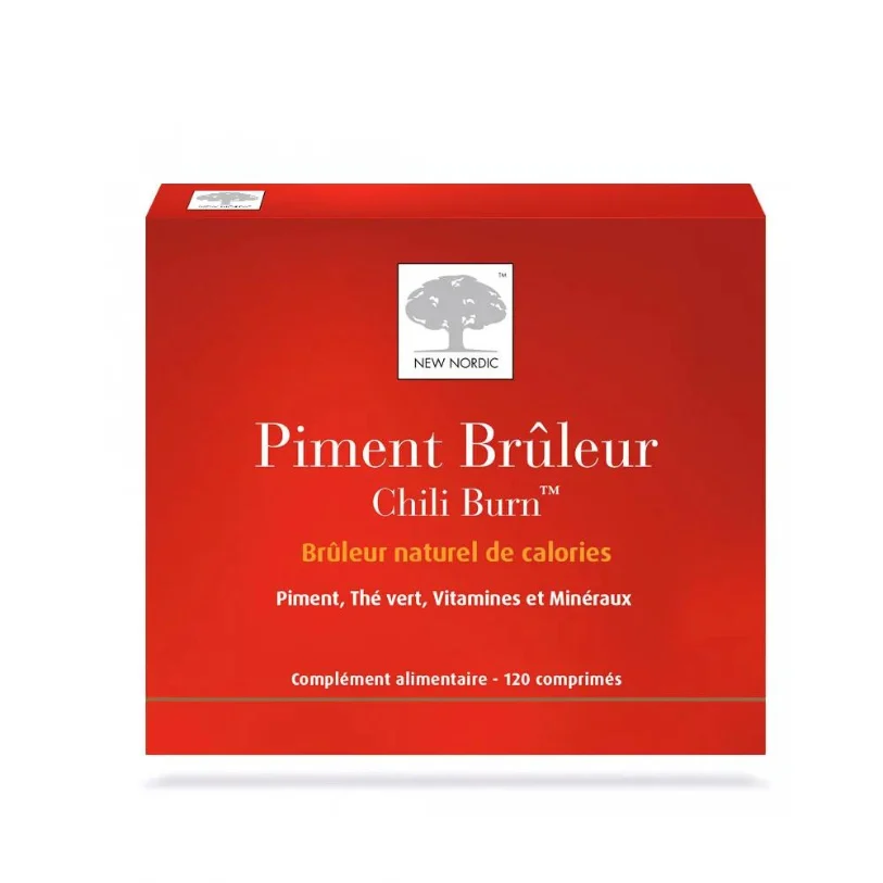 New Nordic Peperoncino Bruciatore Chili Burn Controllo del Peso 120 compresse