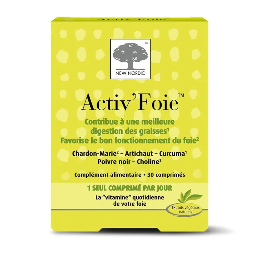 New Nordic Activ'Fegato Digestione dei Grassi & Attivazione Fegato 30 compresse