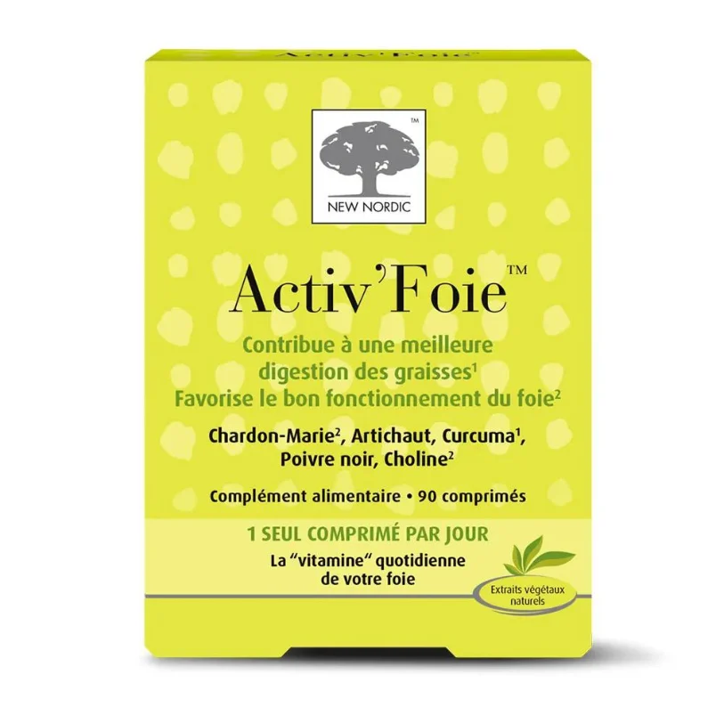 New Nordic Activ'Fegato Digestione dei Grassi & Attivazione Fegato 90 compresse