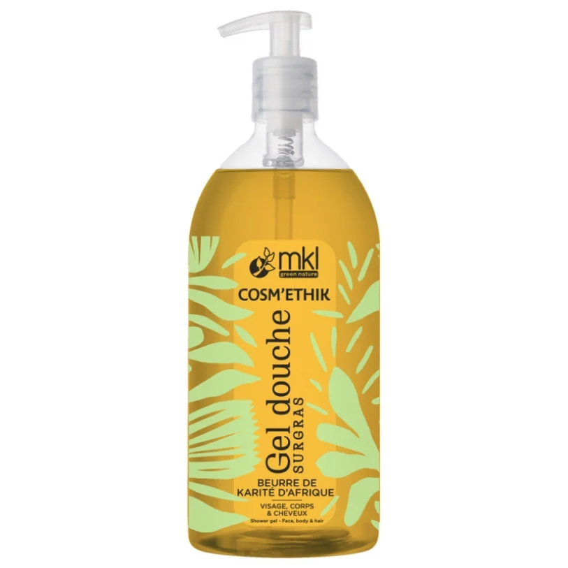 MKL Green Nature - Cosm'Ethik - Gel Doccia Surgras al Burro di Karitè Africano 1L