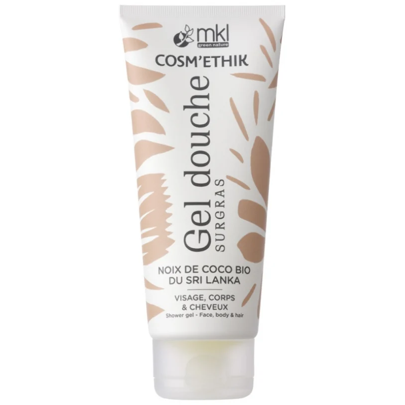 MKL Green Nature - Cosm'Ethik - Gel Doccia Surgras al Cocco Biologico dello Sri Lanka 200ml