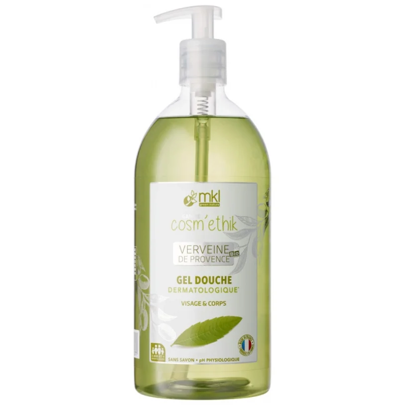 MKL Green Nature - Cosm'Ethik - Gel Doccia Surgras alla Verbena BIO di Provenza 1L