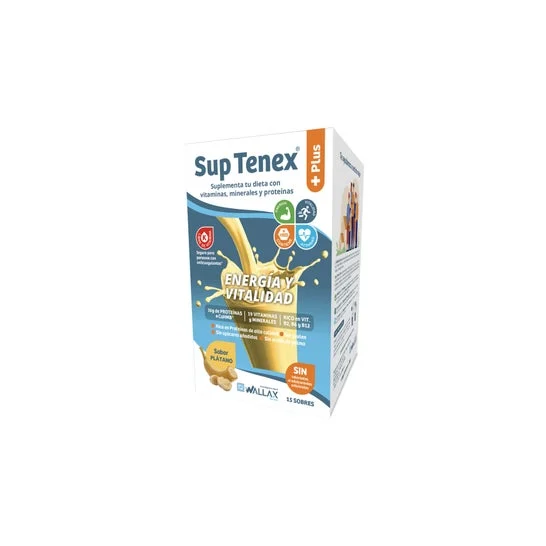 Wallax Sup Tenex Plus Plátano 15x32g
