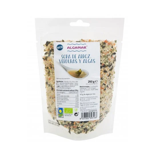 Algamar Zuppa di riso vegetale Seaweed Eco 250g