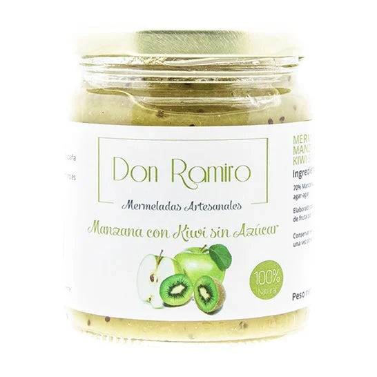 Mermeladas Don Ramiro Kiwi con Mela Senza Zucchero 212g