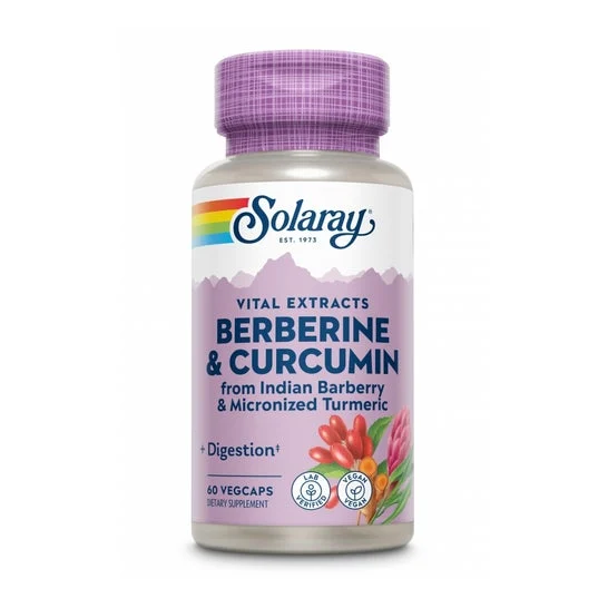 Solaray Berberina e Curcumina 600mg 60caps