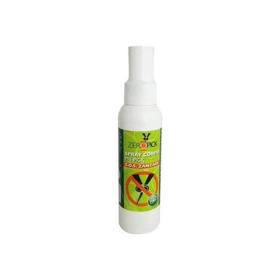 ZeroPick Geranio e CitronellaB Spray per il corpo repellente per zanzare 100ml