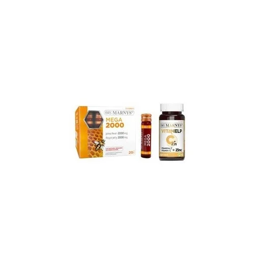 Marnys Pack Mega 2000+ Vitahelp Vitc + Zn 60caps