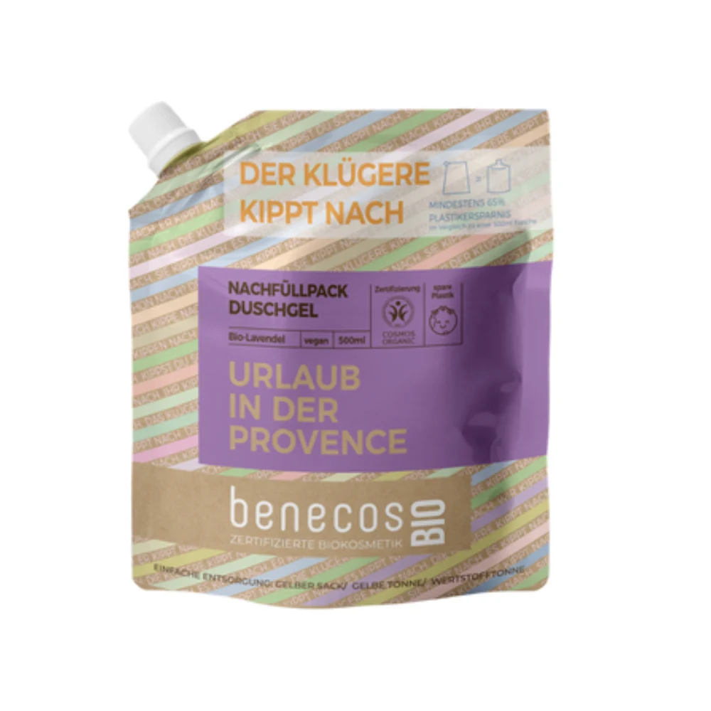 Benecos benecosBIO Gel Doccia ai Profumi della Provenza, Ricarica 500 ml