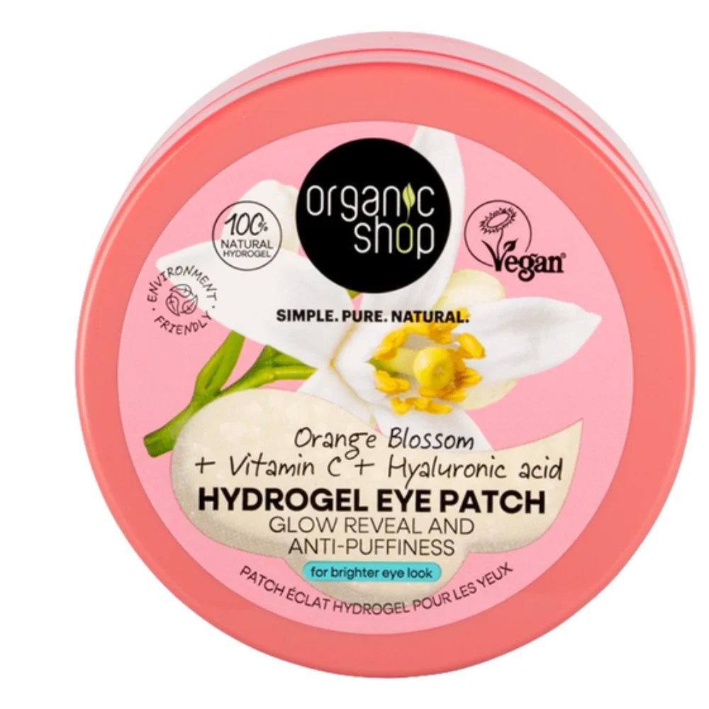 Organic Shop Hydrogel Patch Occhi Fiori D'Arancio, 60 Pezzi