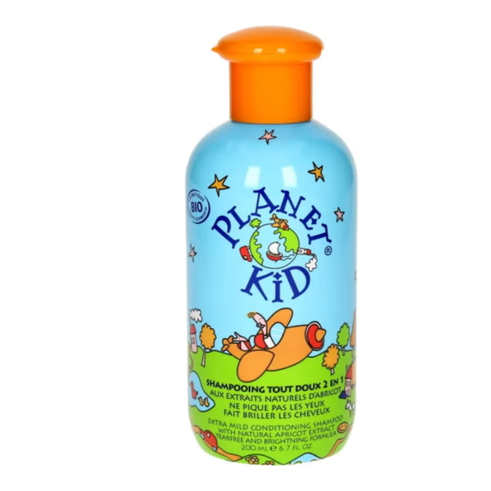Planet Kid Shampoo Albicocca 2In1 Luminosità 200 Ml