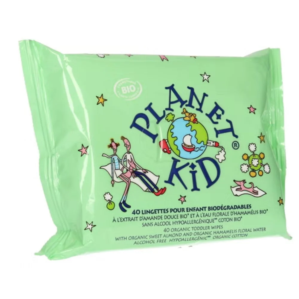 Planet Kid Salviette Bio 40 Pezzi