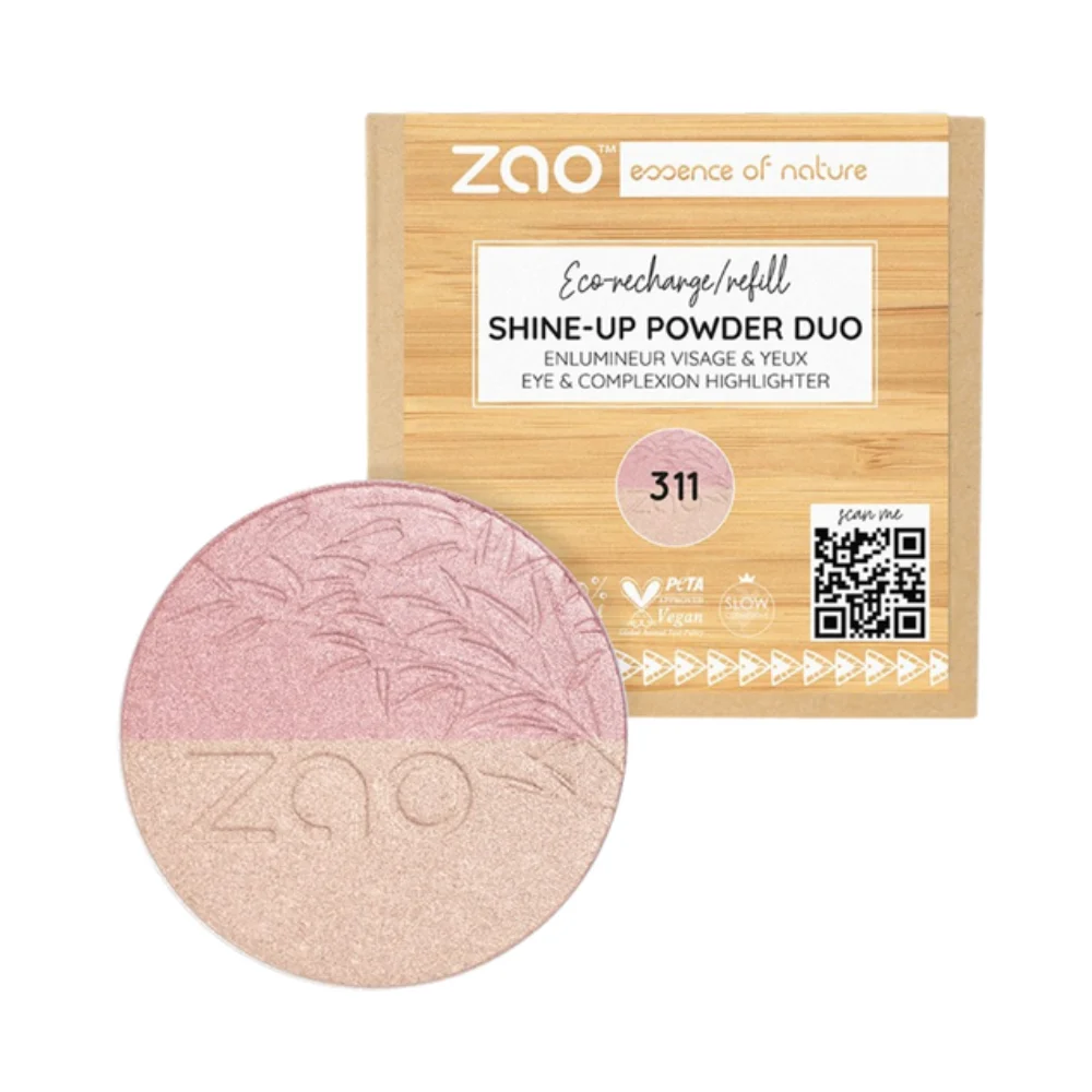 Zao Make Up Polvere Lucida Duo, Ricarica (9 G)