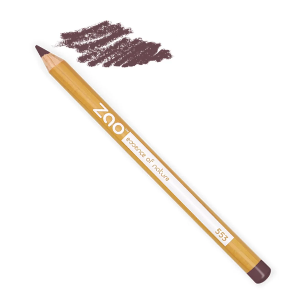 Zao Make Up Matite Multiuso Per Occhi, Sopracciglia E Labbra, 553 Marrone (1,14 G)