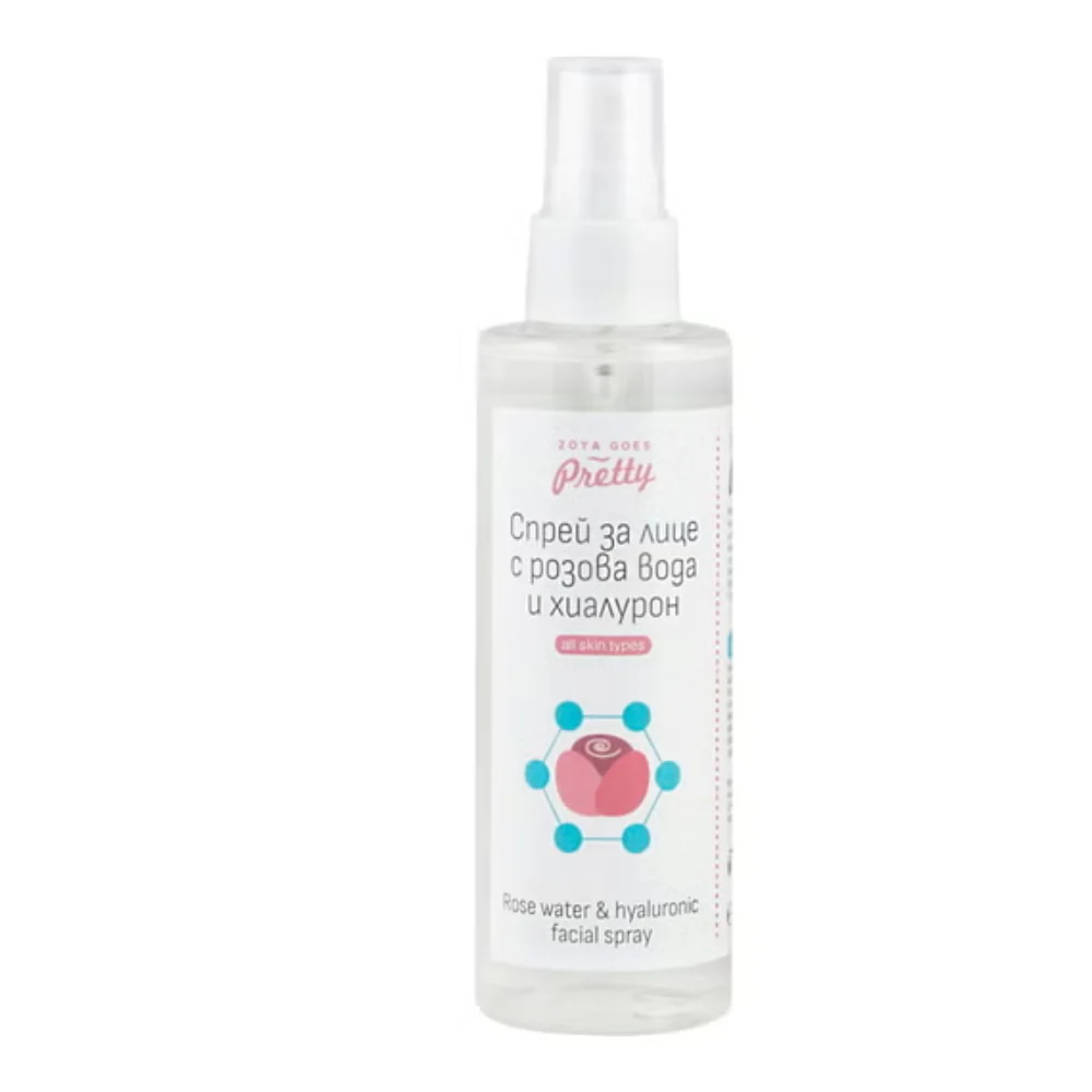 Zoya Goes Pretty Rose Water & Hyaluronic Spray Viso 100 Ml