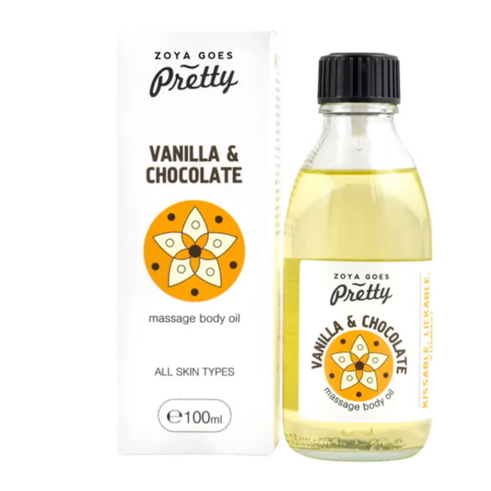 Zoya Goes Pretty Olio Per Il Corpo Per Il Massaggio Alla Vaniglia E Al Cioccolato, 100 Ml