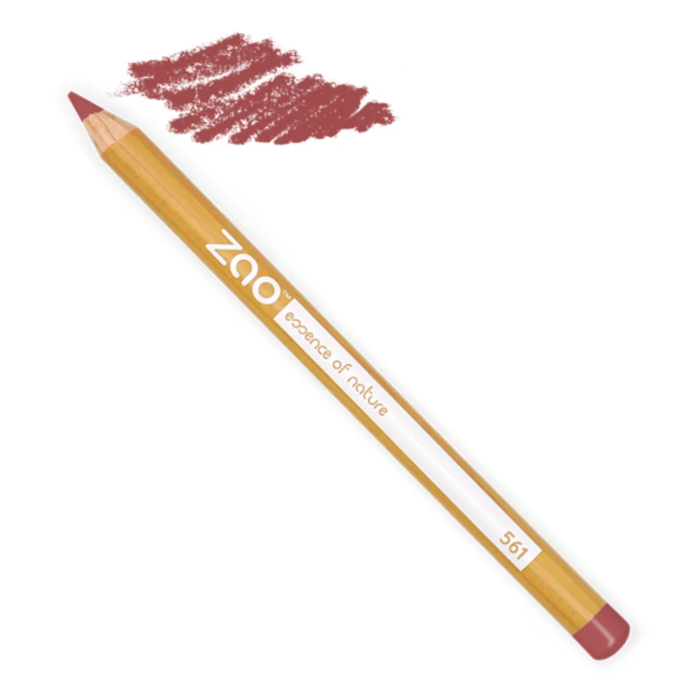 Zao Make Up Matite Multiuso Per Occhi, Sopracciglia E Labbra, 561 Rosso Ocra (1,14 G)