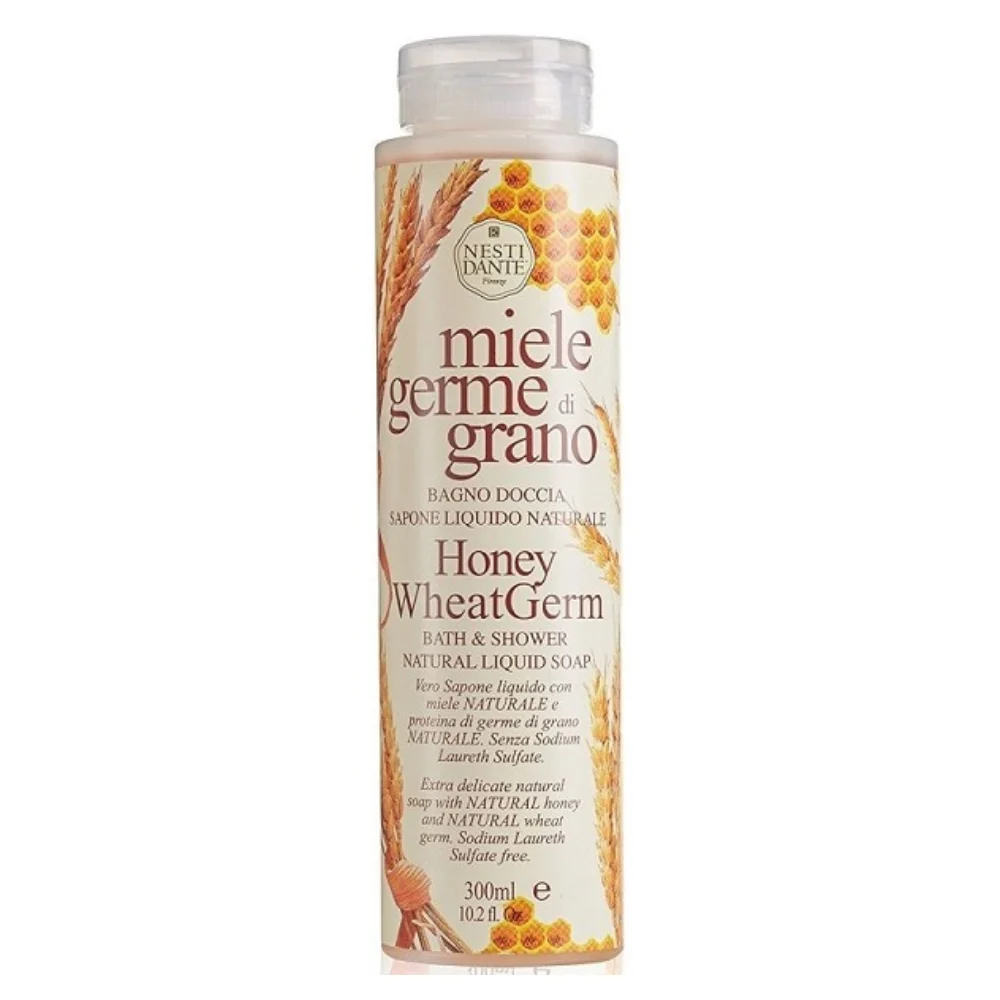 Nesti Dante Miele Germe di Grano Bagno Doccia Sapone Liquido Naturale 300 ml