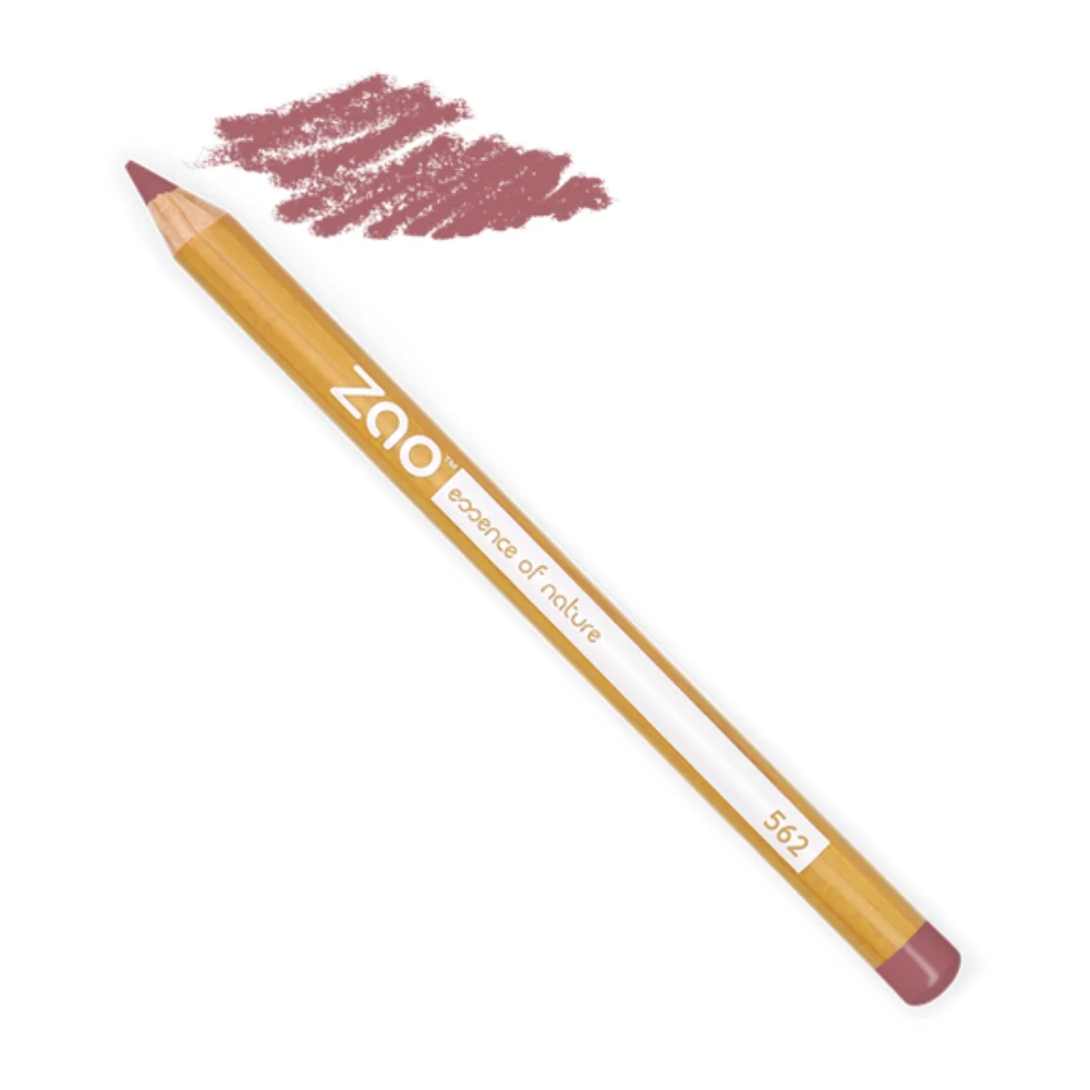 Zao Make Up Matite Multiuso Per Occhi, Sopracciglia E Labbra, 562 Rosewood (1,14 G)