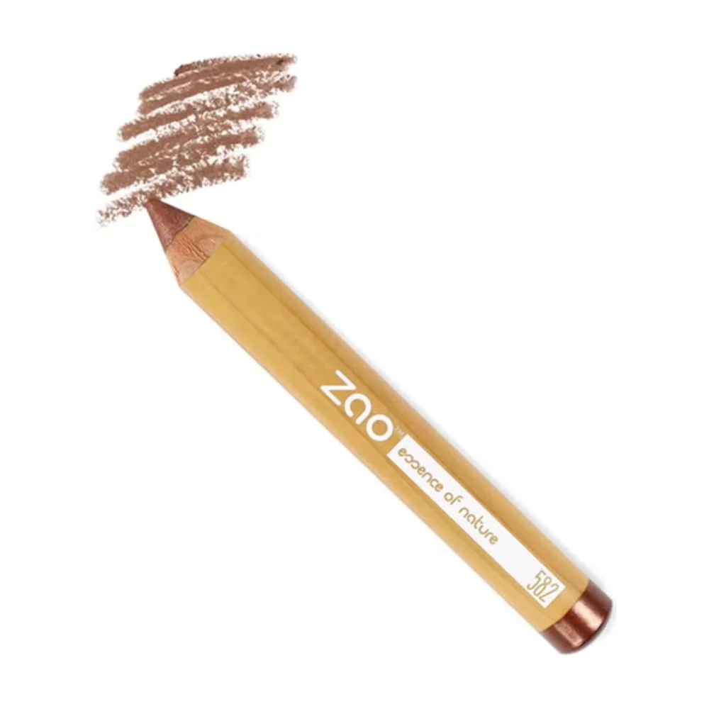 Zao Make Up Matita Occhi Jumbo, 582 Marrone Perlato (2 G)