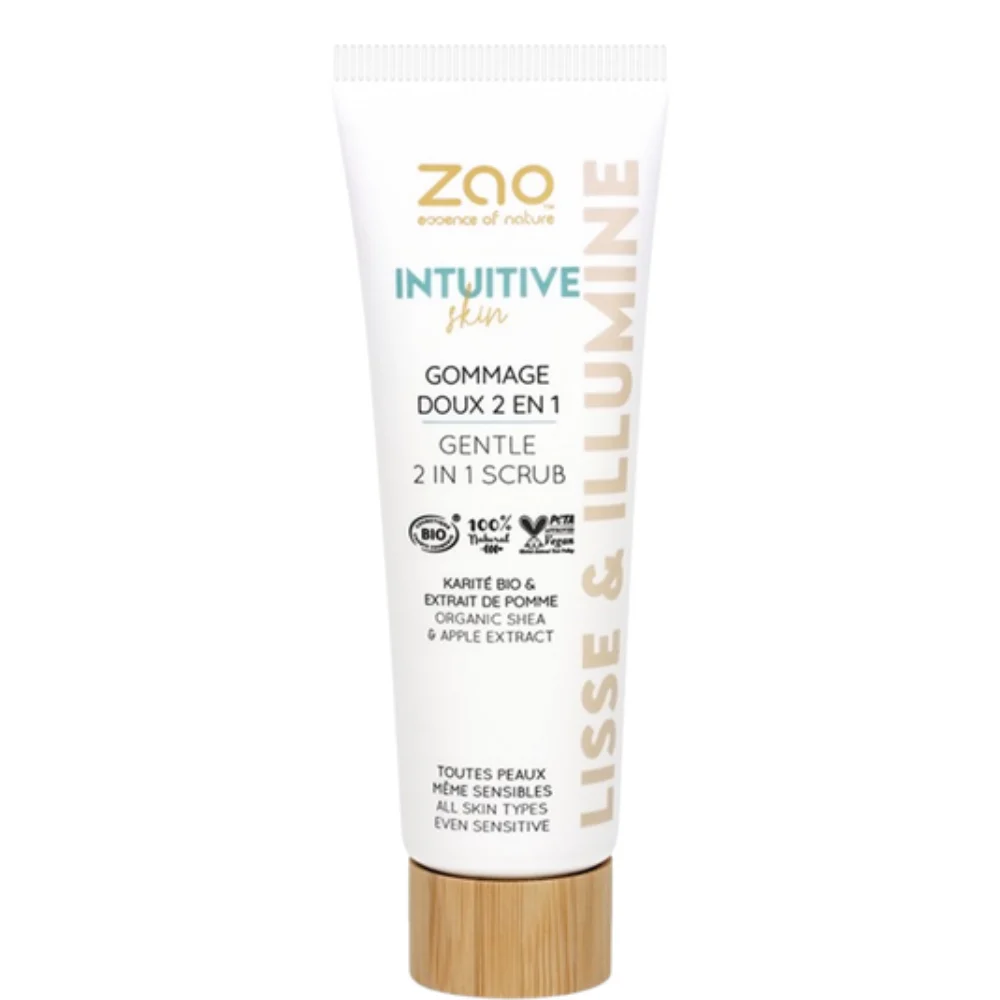 Zao Make Up Scrub Delicato 2 In 1, 50 Ml