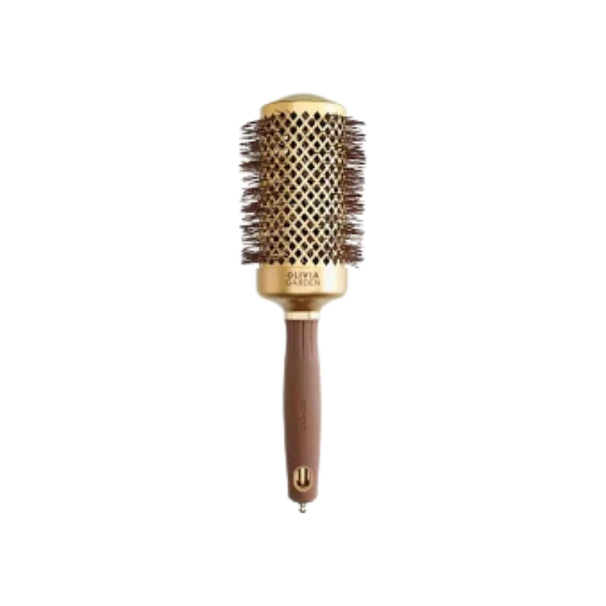 Olivia Garden Expert Blowout Shine Gold & Brown - spazzola per acconciature 55 mm