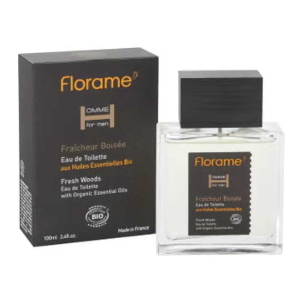 Florame Uomo Eau de Toilette Fresh Wood, 100 ml