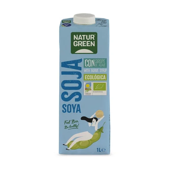 Naturgreen Bevanda Organica di Soia Calcio 1 L