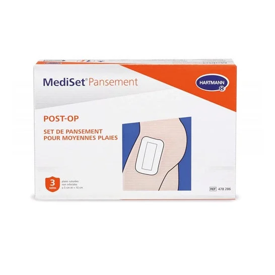 Mediset PostOp Medicazione Calza per Ferite 3 Unità