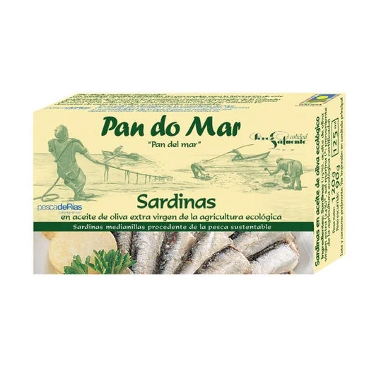 Pan Do Mar Sardine Sardine Olio d'oliva 120g
