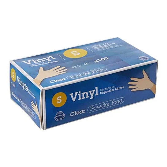 Rubberex Guanti Vinile Clear S 100 Unità
