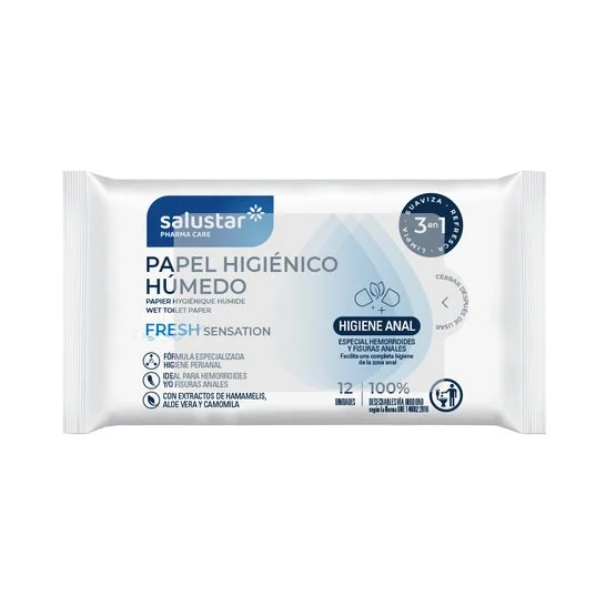 Salustar Salviette per l'igiene anale Emorroidi 12 pz