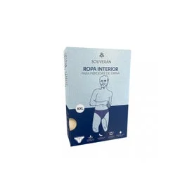 Souverän Slip per Perdite di Urina Nero 2xL 1 Unità