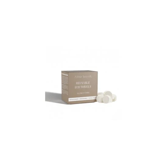 Alma Secret EcoTowels Toallitas Comprimidas Reutilizables 15uds
