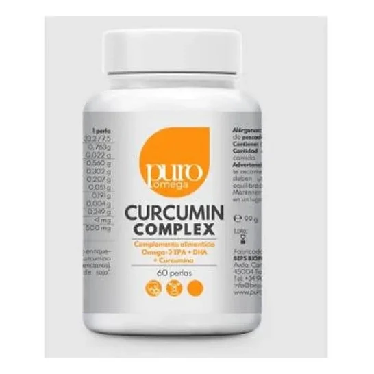 Puro Omega Curcumin Complex 60 Perlas