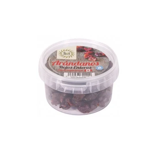 Solnatural Organic Whole Cranberry S/A 125g