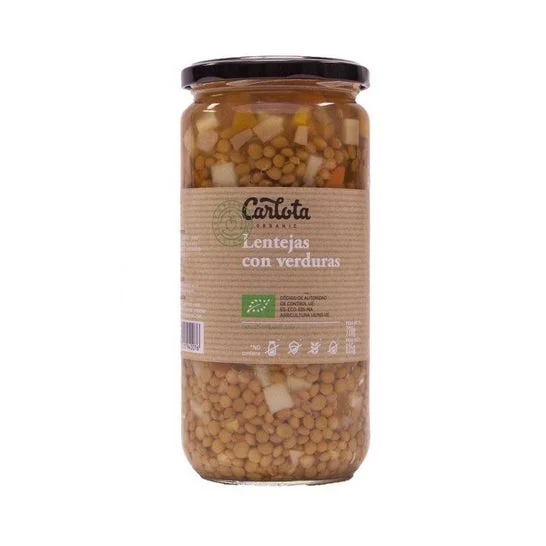 Carlota Lenticchie Biologiche Vegetali Bio 720g