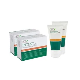 500Cosmetici Confezioni Intest Hemorroides 2x60Caps + Crema 2x100ml