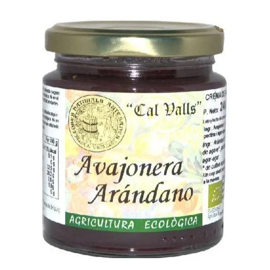 Cal Valls Marmellata di mirtilli senza zucchero 240 g