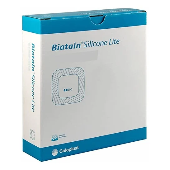 Biatain Silicone Lite Dressing 7.5x7.5cm 10uts